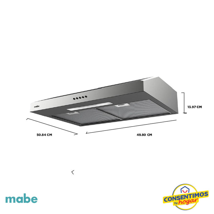 Campana Mabe 50cm CMPU501GX0 -  Metálica